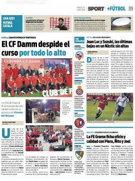 El CF Damm despide el curso por todo lo alto